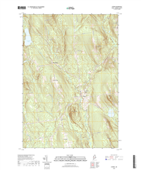 Athens Maine - 24k Topo Map