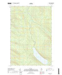 Baker Lake Maine - 24k Topo Map