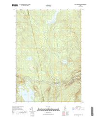 Bald Mountain Pond Maine - 24k Topo Map