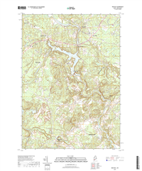 Bar Mills Maine - 24k Topo Map