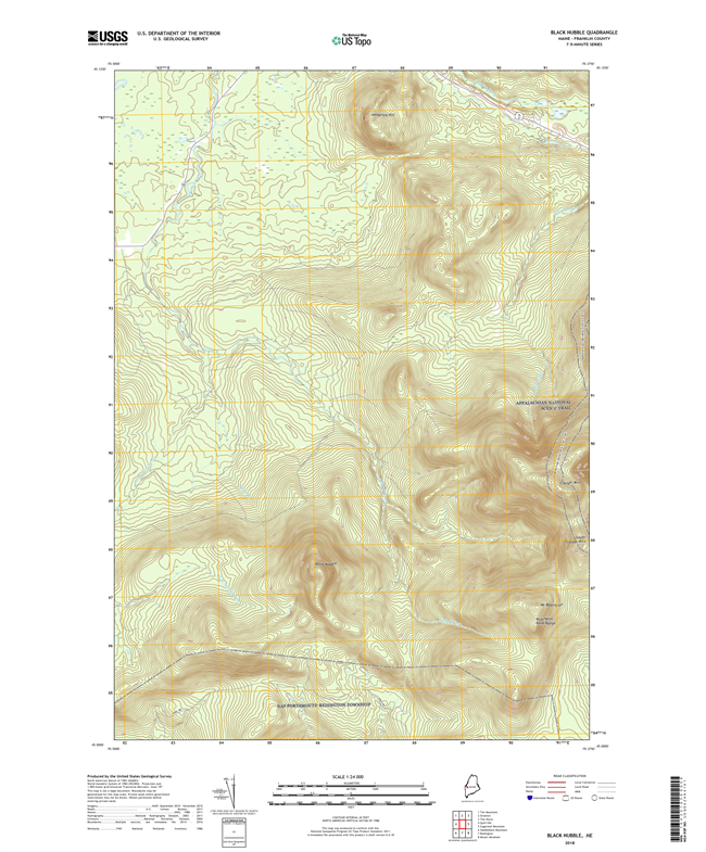 Black Nubble Maine - 24k Topo Map