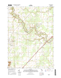 Adair Michigan - 24k Topo Map