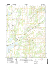 Adams Park Michigan - 24k Topo Map