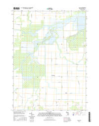 Alicia Michigan - 24k Topo Map