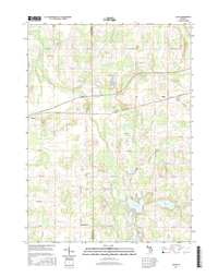 Allen Michigan - 24k Topo Map