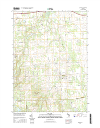 Almont Michigan - 24k Topo Map