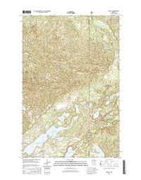 Akeley Minnesota - 24k Topo Map