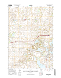 Albert Lea West Minnesota - 24k Topo Map