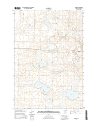 Alberta Minnesota - 24k Topo Map