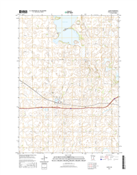 Alden Minnesota - 24k Topo Map
