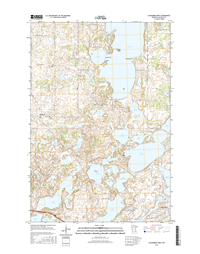 Alexandria West Minnesota - 24k Topo Map