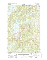 Alice Lake Minnesota - 24k Topo Map