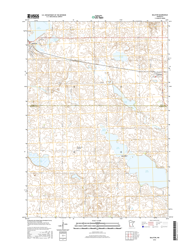 Balaton Minnesota - 24k Topo Map