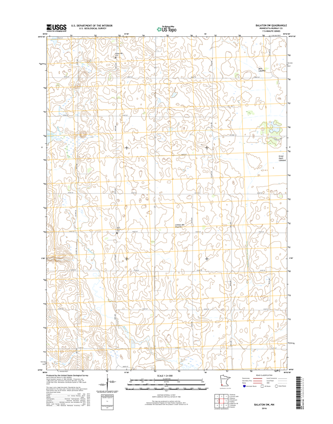 Balaton SW Minnesota - 24k Topo Map