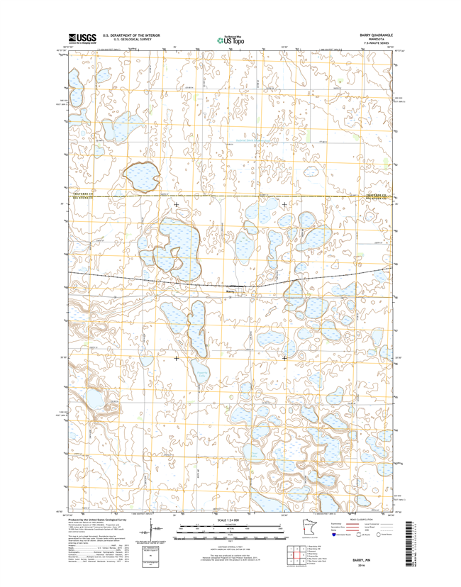 Barry Minnesota - 24k Topo Map