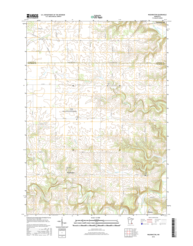 Washington Minnesota - 24k Topo Map