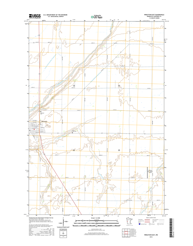 Wheaton East Minnesota - 24k Topo Map