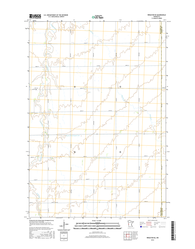 Wheaton SE Minnesota - 24k Topo Map