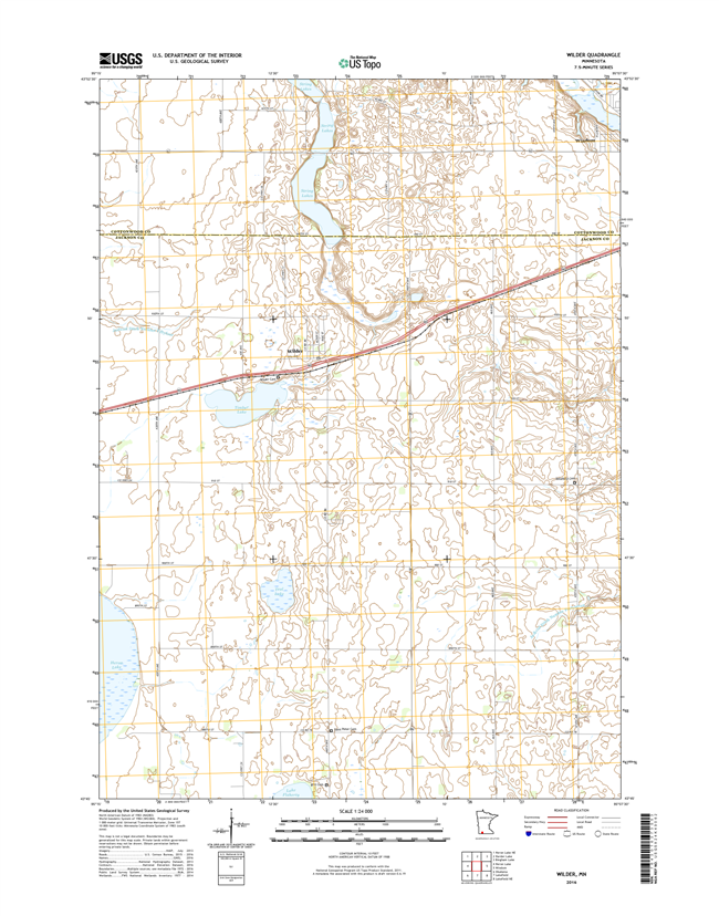 Wilder Minnesota - 24k Topo Map