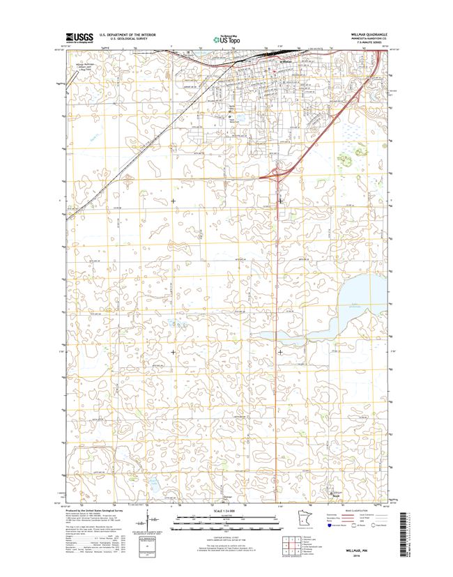 Willmar Minnesota - 24k Topo Map