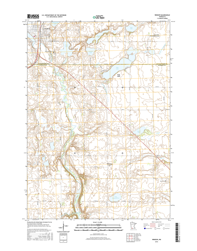 Windom Minnesota - 24k Topo Map