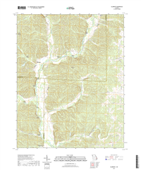 Allbright Missouri - 24k Topo Map