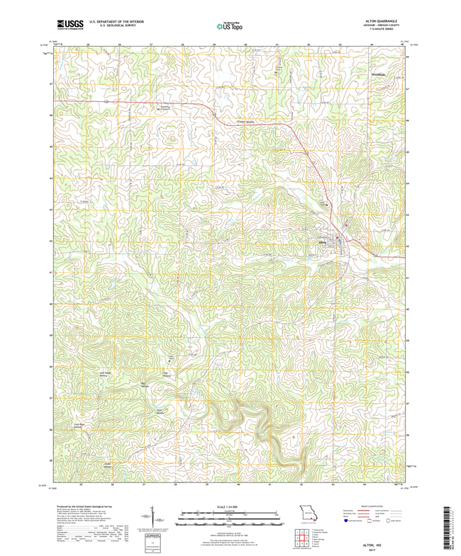 Alton Missouri - 24k Topo Map