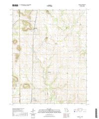 Amoret Missouri - Kansas - 24k Topo Map