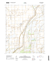 Anniston Missouri - 24k Topo Map
