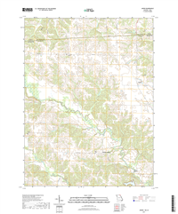 Anson Missouri - Iowa - 24k Topo Map