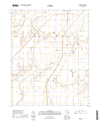 Arbyrd Missouri - 24k Topo Map