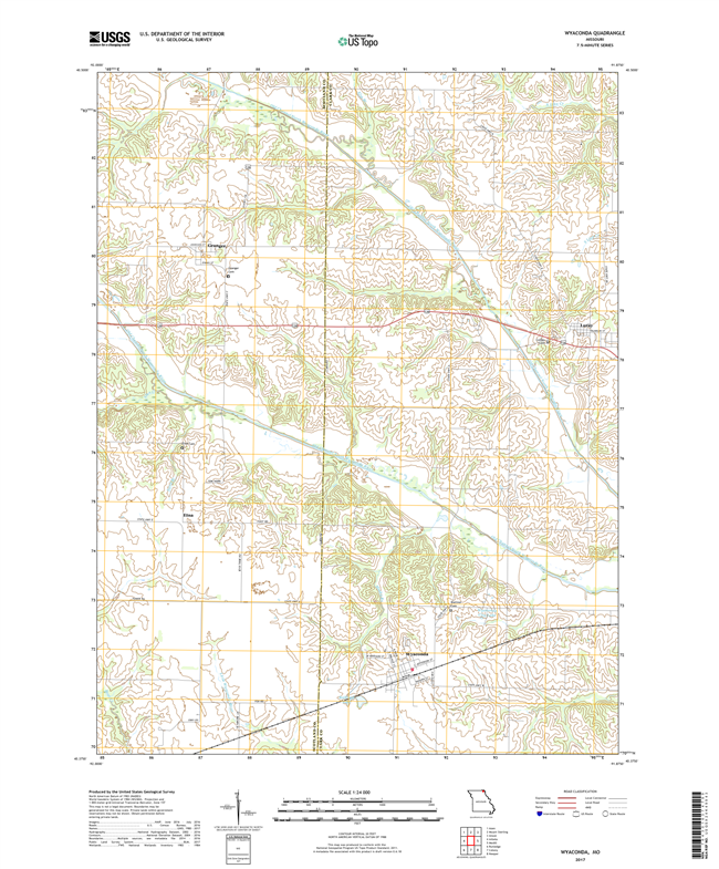 Wyaconda Missouri - 24k Topo Map