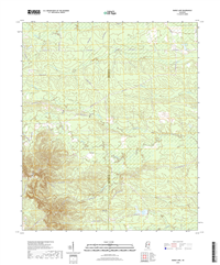 Barge Lake Mississippi - 24k Topo Map