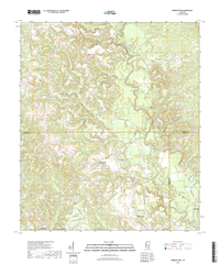 Barrontown Mississippi - 24k Topo Map