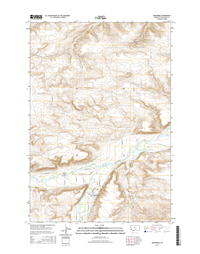 Absarokee Montana - 24k Topo Map