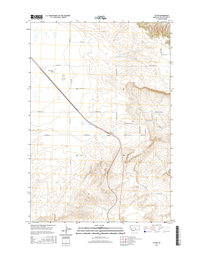 Acton Montana - 24k Topo Map