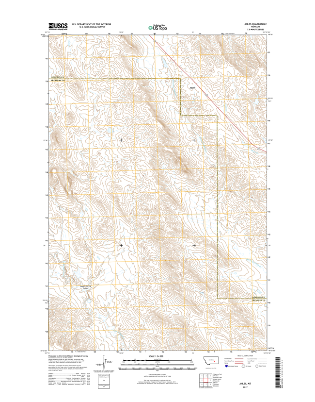 Ahles Montana - 24k Topo Map