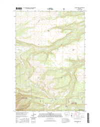 Alaska Bench Montana - 24k Topo Map