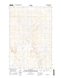 Alkali Creek Montana - 24k Topo Map