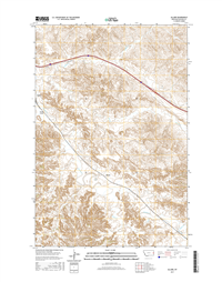 Allard Montana - 24k Topo Map