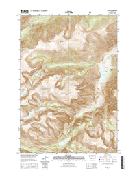 Alpine Montana - 24k Topo Map