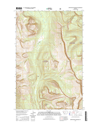 Amphitheatre Mountain Montana - 24k Topo Map