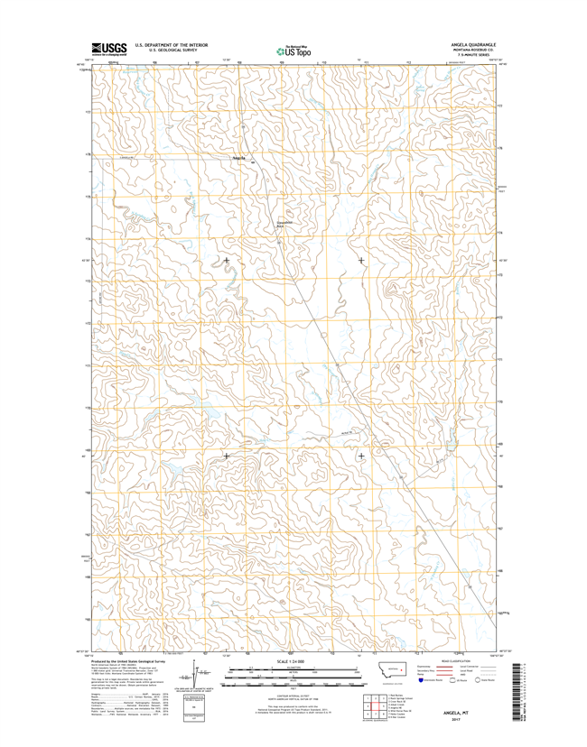 Angela Montana - 24k Topo Map