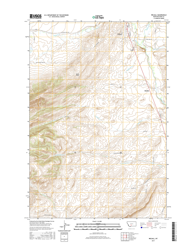 Wilsall Montana - 24k Topo Map