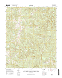 Afton North Carolina  - 24k Topo Map