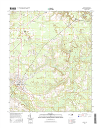 Ahoskie North Carolina  - 24k Topo Map
