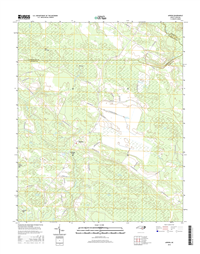 Ammon North Carolina  - 24k Topo Map