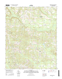 Anderson Creek North Carolina  - 24k Topo Map