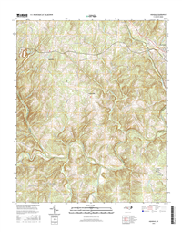 Aquadale North Carolina  - 24k Topo Map