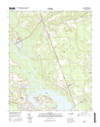 Askin North Carolina  - 24k Topo Map